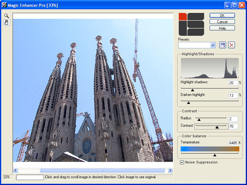 Click to view Magic Enhancer Lite 1.0 screenshot